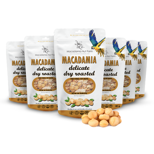Geröstete Macadamianüsse, 6 Packungen